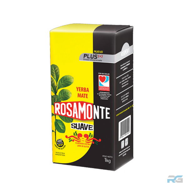 Yerba Rosamonte x 1 Kg. suave| Rincon Gaucho Productos Argentinos | Distribucion en España y Europa