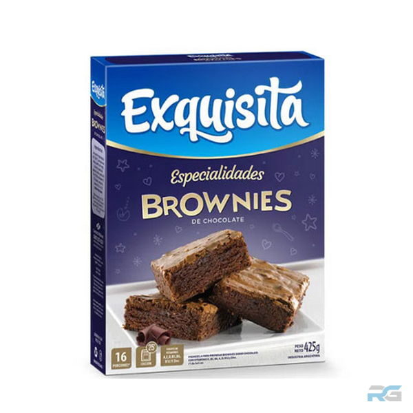 Preparado p/bizcochuelo Exquisita Brownie