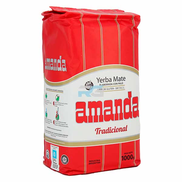 Yerba Mate Amanda Tradicional 1kg- Rincón Gaucho Productos Argentinos