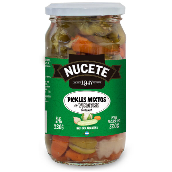 Pickles en Vinagre Nucete 660 gr