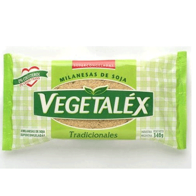 Milanesas De Soja Tradicional Vegetalex X 4 Unidades