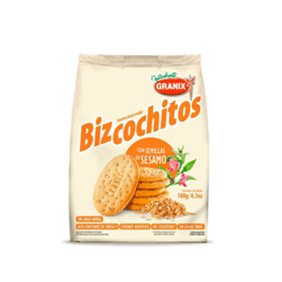Bizcochitos Granix c/semillas de Sésamo 180 gr