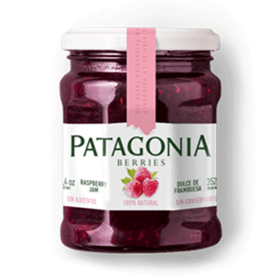 Mermelada Patagonia Berries - Sabor Frambuesa 352 g