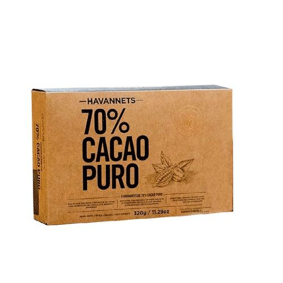 Havannets 70 % Cacao Puro x 8 unidades
